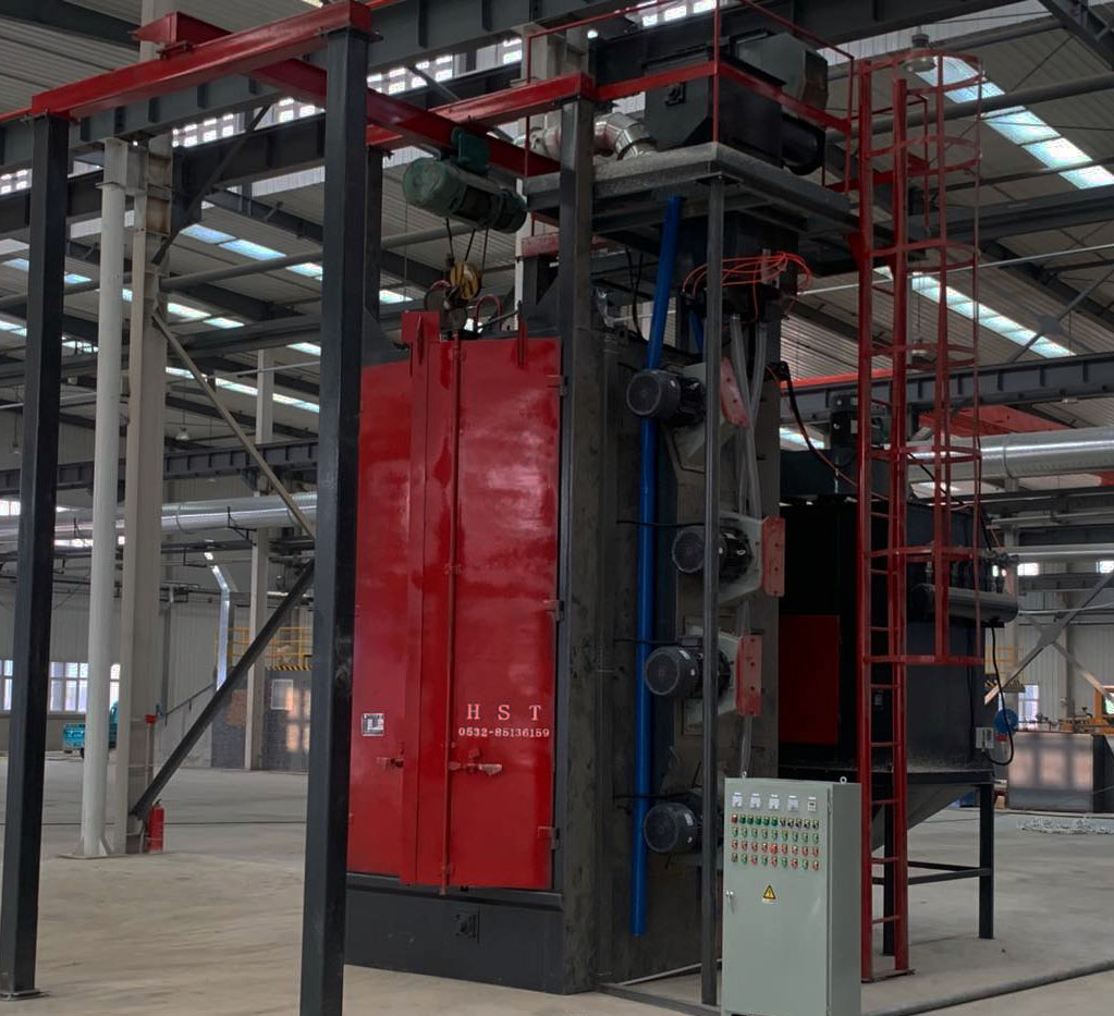 车辆厂拖车车架吊钩式抛丸机 车辆厂拖车车架吊钩式抛丸机