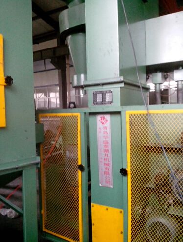 抛丸机背面